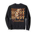 Howdy Cowhide Western Country Southern Sweatshirt - Graphic Print Unisex - T-Shirt, Sweatshirt, Hoodie