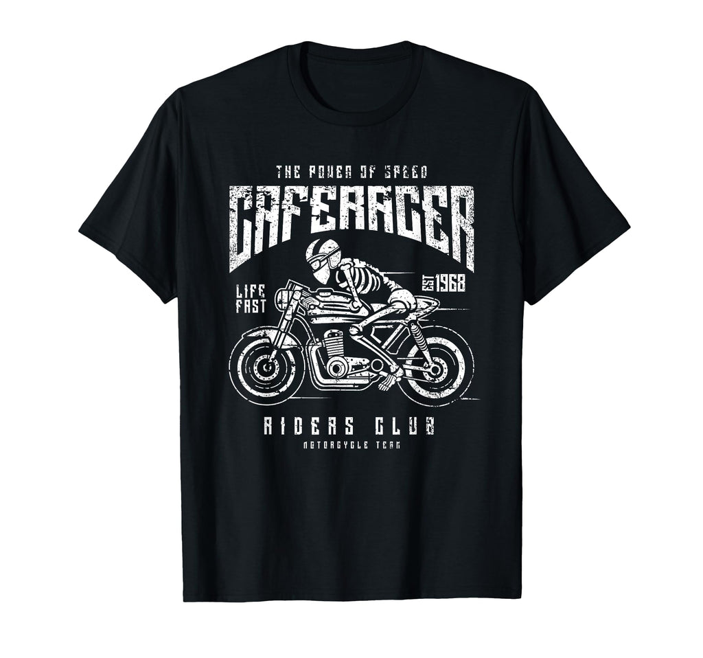 Cafe Racer Motorcycle Race T-Shirt - Aesthetic Graphic Men Women - T-Shirt, Sweatshirt, Hoodie