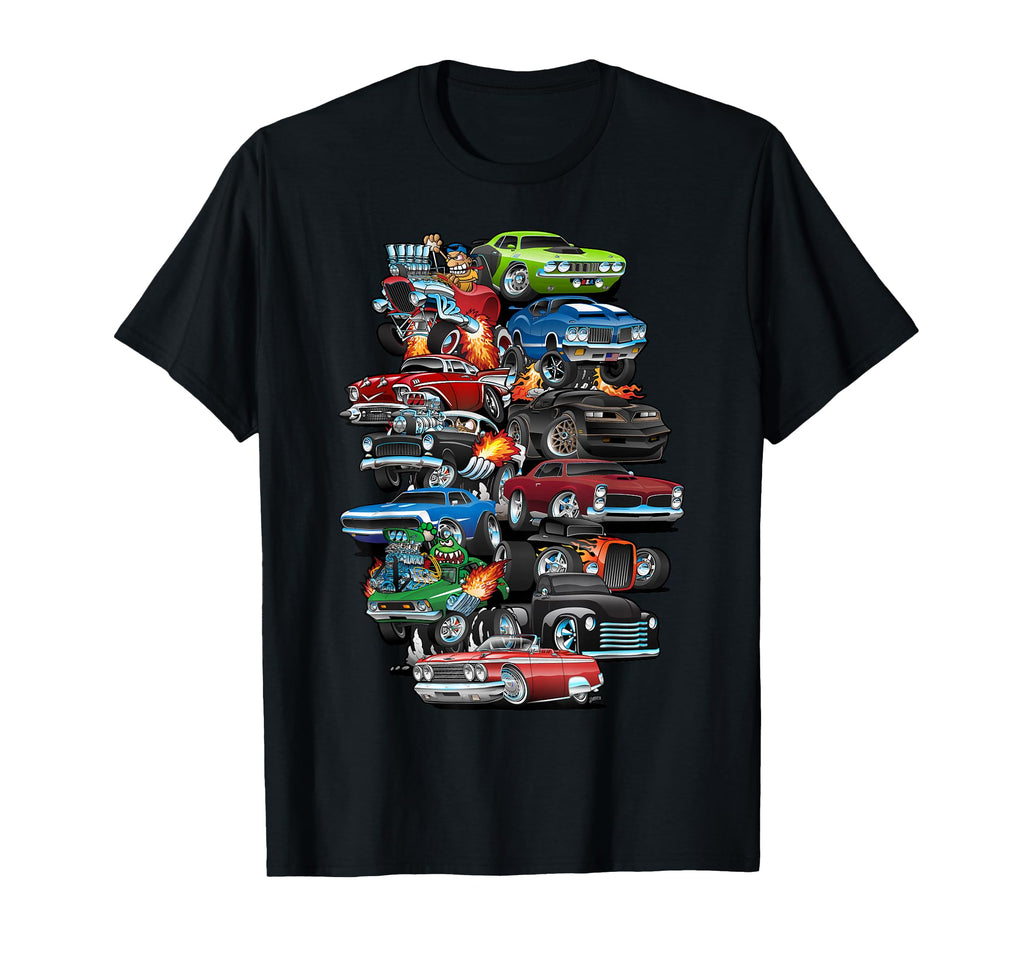 Car Madness Muscle Cars Cars And T-Shirt - Trendy Graphic Men Women - T-Shirt, Sweatshirt, Hoodie