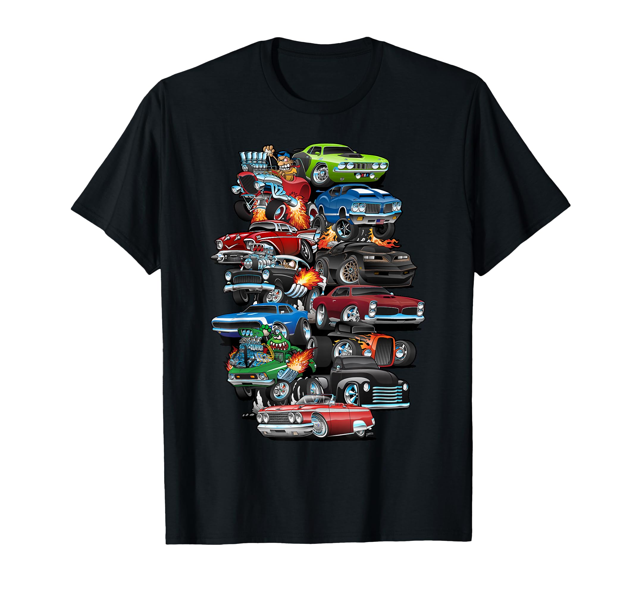 Car Madness Muscle Cars Cars And T-Shirt - Trendy Graphic Men Women - T-Shirt, Sweatshirt, Hoodie