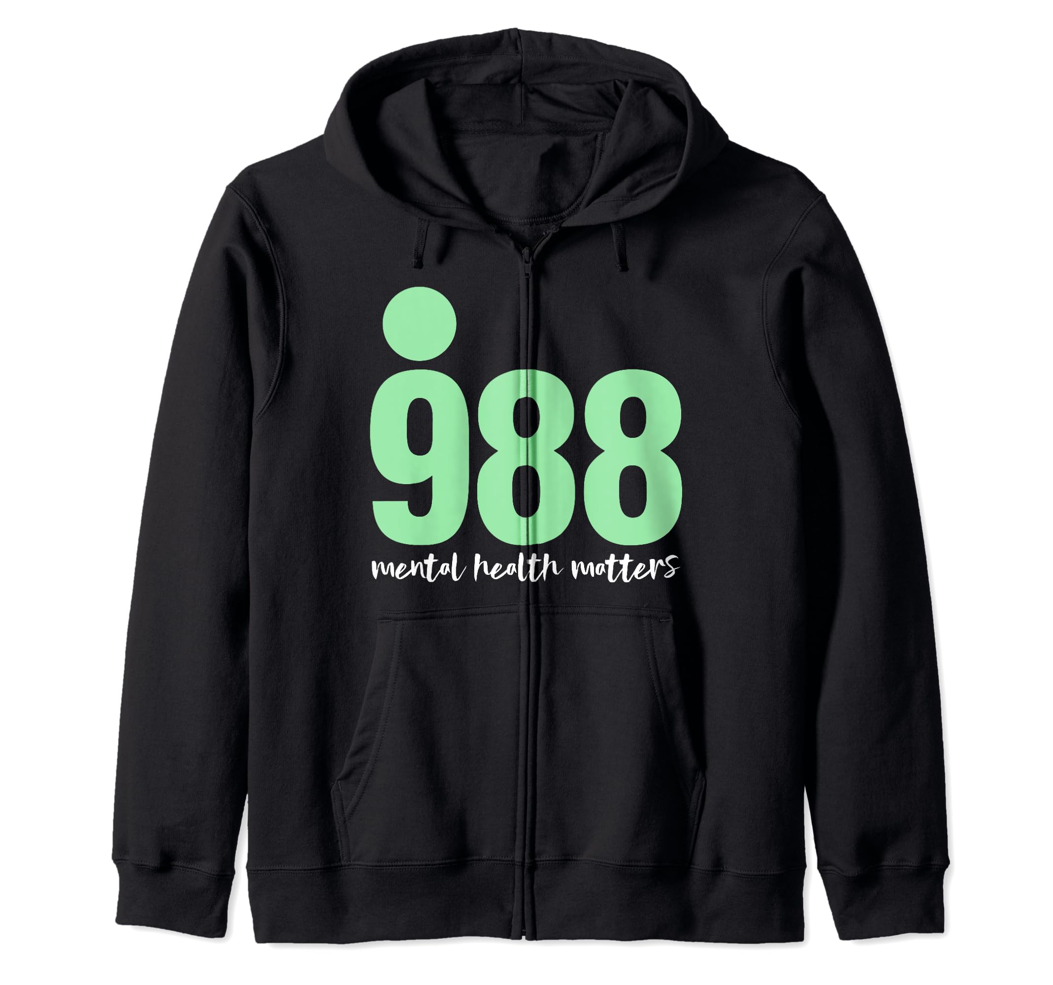 988 Semicolon Mental Health T-Shirt - Casual Everyday Wear Men Women - T-Shirt, Sweatshirt, Hoodie