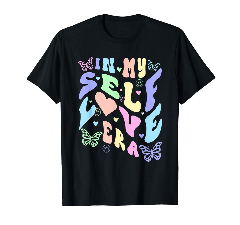 Groovy My Self Love Era Butterflies T-Shirt - Custom Art Print Men Women - T-Shirt, Sweatshirt, Hoodie