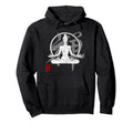Yoga Zen Japan Kanji Art Meditation Hoodie - Fun Novelty Design Men Women - T-Shirt, Sweatshirt, Hoodie