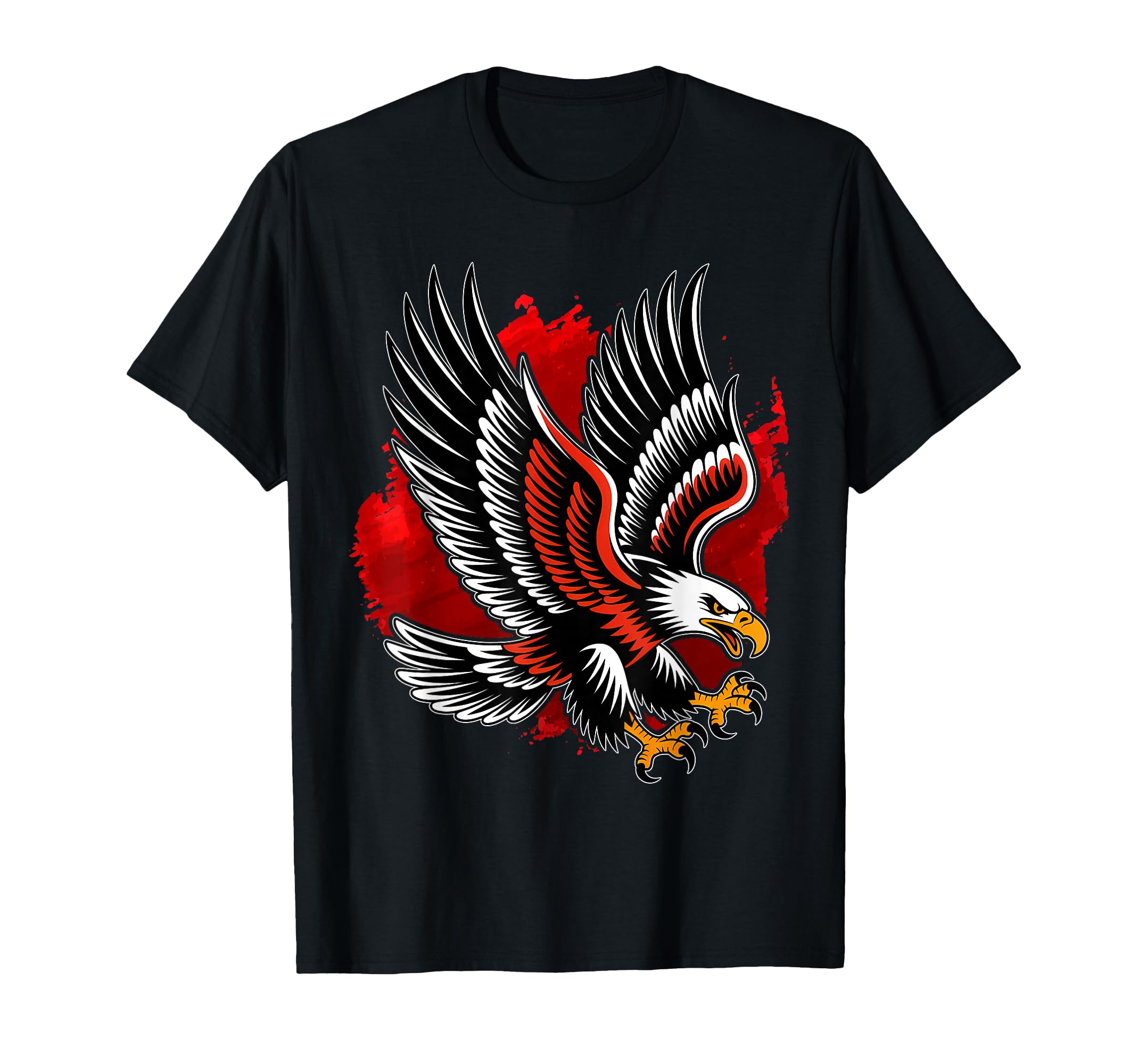 Eagle American Traditional Tattoo T-Shirt - Streetwear Style for Adults - T-Shirt, Sweatshirt, Hoodie
