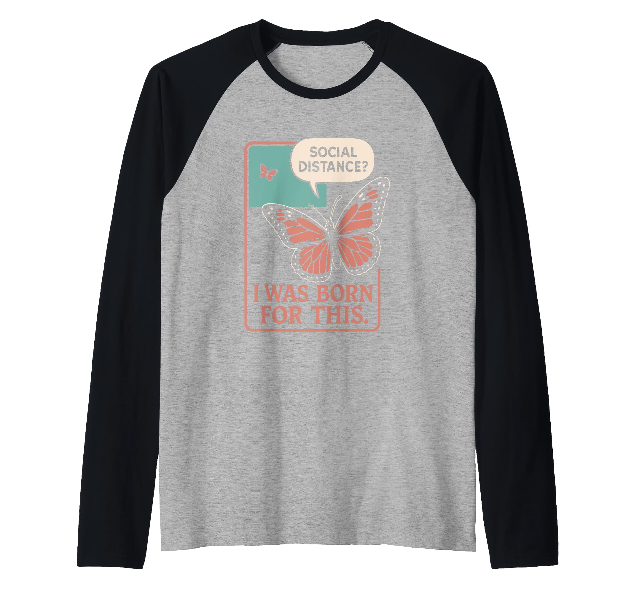Anti Social Butterfly Introvert Meme Sweatshirt - Trendy Graphic Unisex - T-Shirt, Sweatshirt, Hoodie