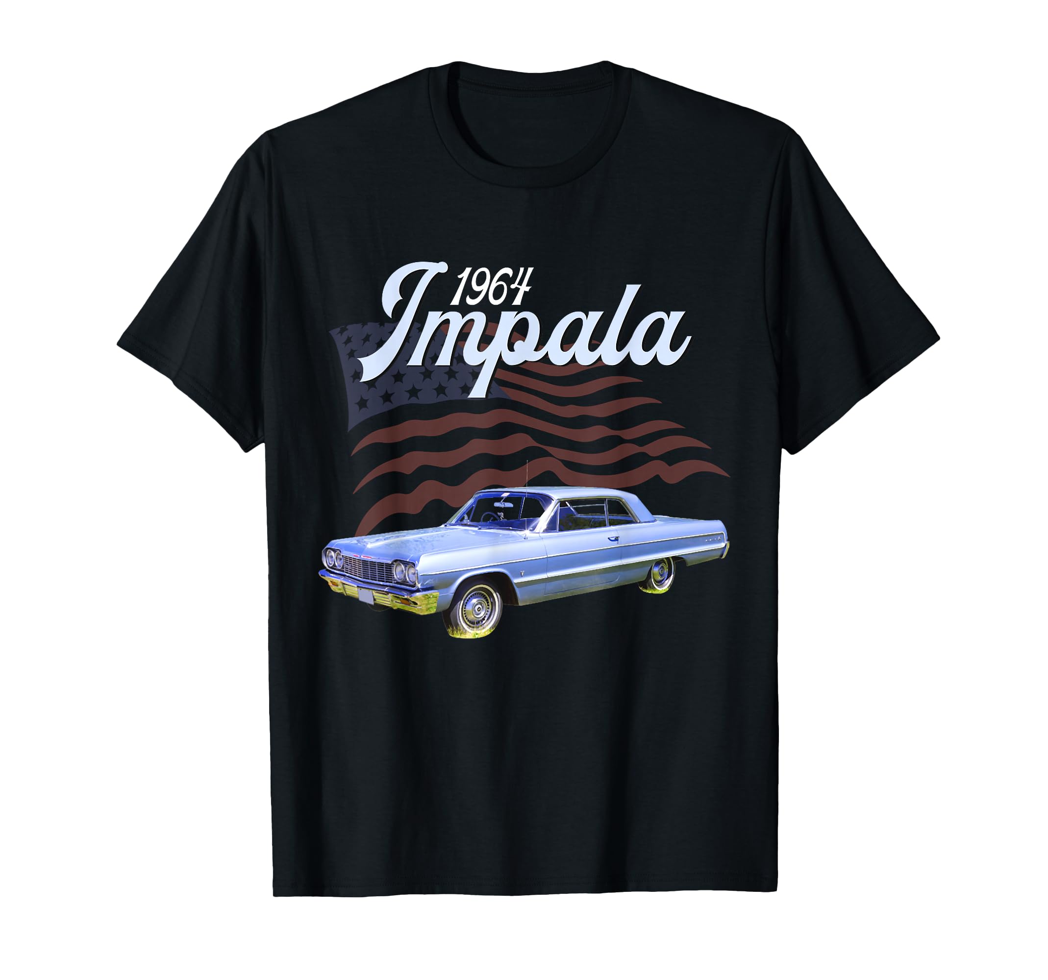 1964 64 Impala Old School Muscle Car T-Shirt - Streetwear Style for Adults - T-Shirt, Sweatshirt, Hoodie