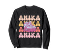 Anika Name Roller Skating Hobby Sweatshirt - Fun Novelty Design for Adults - T-Shirt, Sweatshirt, Hoodie