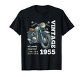 1955 70 Years Old Motorcycle 70Th T-Shirt - Novelty Apparel for Adults - T-Shirt, Sweatshirt, Hoodie
