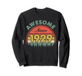 Awesome Since 1929 Birthday Sunset Sweatshirt - Fun Novelty Design Unisex - T-Shirt, Sweatshirt, Hoodie