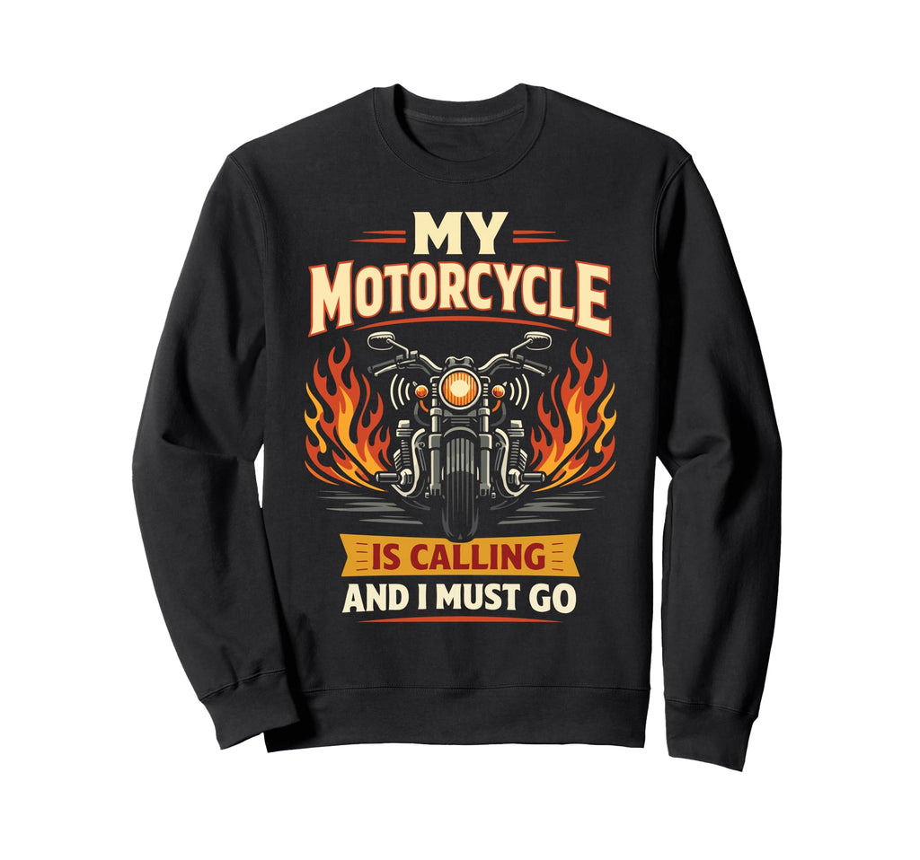 Motorcycle Biker My Motorcycle Is Sweatshirt - Aesthetic Graphic Men Women - T-Shirt, Sweatshirt, Hoodie