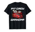 Pit Crew Grandma Race Car Birthday Racing T-Shirt - Novelty Apparel Unisex - T-Shirt, Sweatshirt, Hoodie