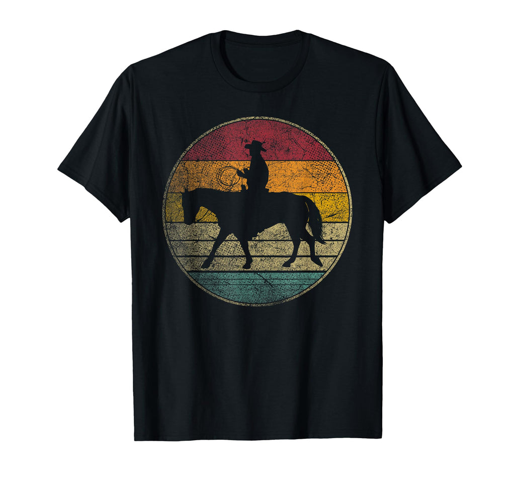 Cowboy Ranch Rodeo Horse Gift T-Shirt - Fun Novelty Design Men Women - T-Shirt, Sweatshirt, Hoodie