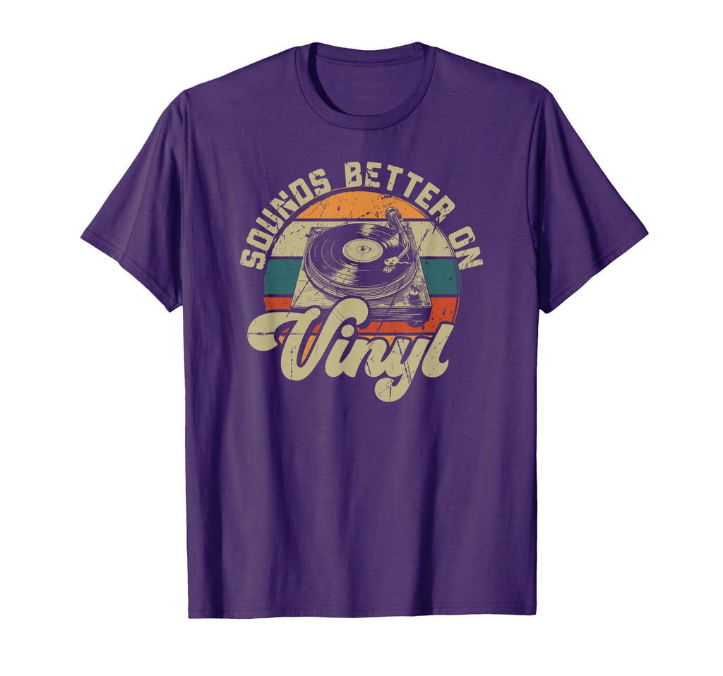 Vinyl Record Player Sounds Better T-Shirt - Minimalist Print for Adults - T-Shirt, Sweatshirt, Hoodie