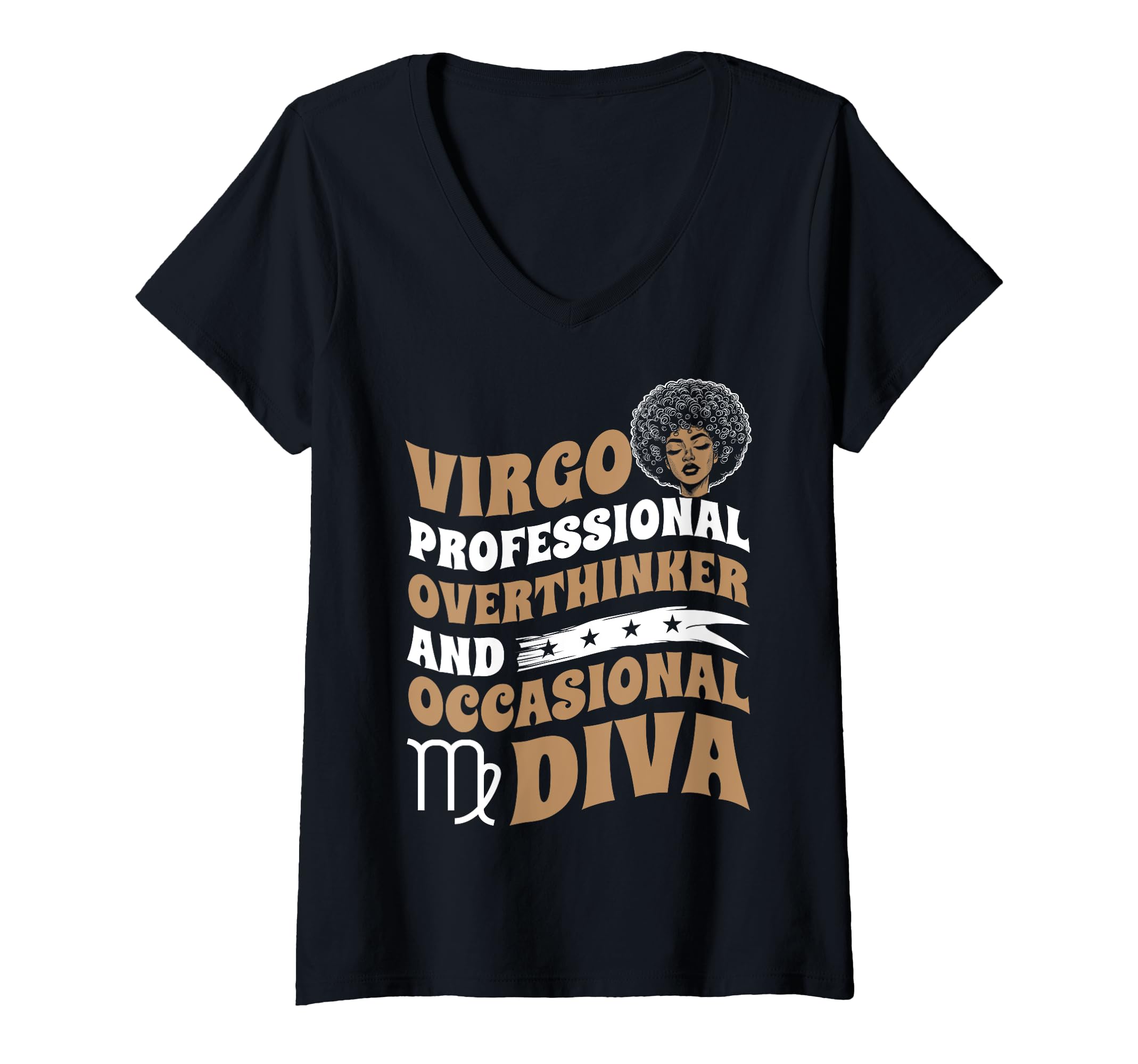 Womens Virgo Professional Overthinker T-Shirt - Novelty Apparel for Adults - T-Shirt, Sweatshirt, Hoodie