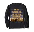Overthinking Not Ignoring Ideal T-Shirt - Minimalist Print Unisex - T-Shirt, Sweatshirt, Hoodie