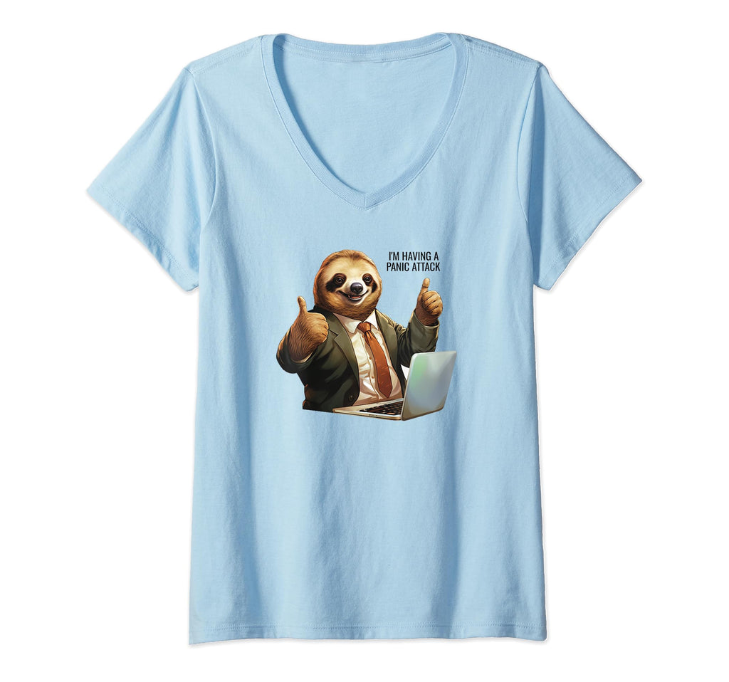 Sarcastic Workplace Anxiety Panic Attack T-Shirt - Graphic Print Men Women - T-Shirt, Sweatshirt, Hoodie
