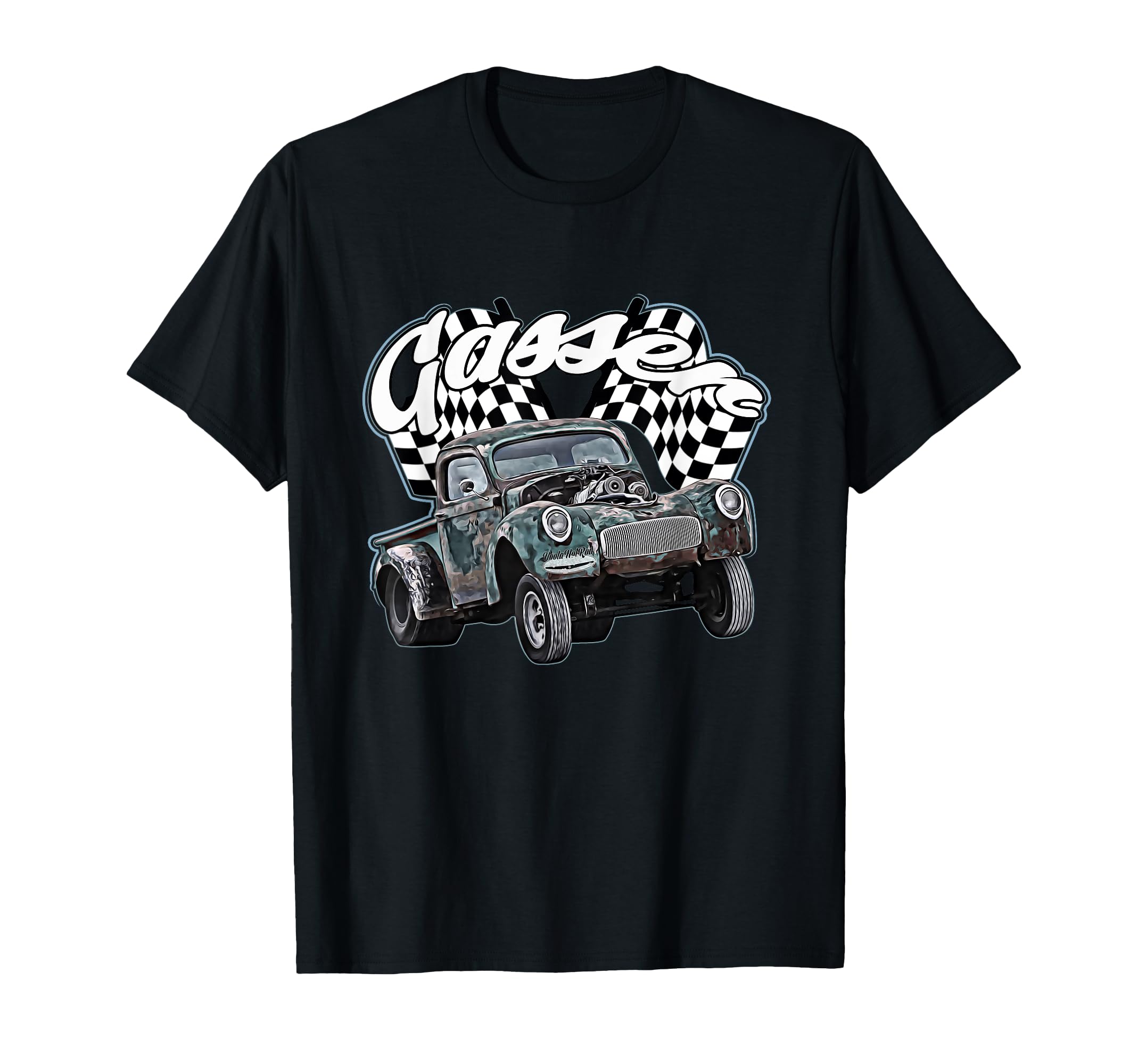1940S Gasser Truck Dragster Dragrace Rat T-Shirt - Trendy Graphic Unisex - T-Shirt, Sweatshirt, Hoodie