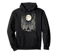 Buddha Zen Moonlit Bamboo Bamboo Forest Hoodie - Minimalist Print Unisex - T-Shirt, Sweatshirt, Hoodie