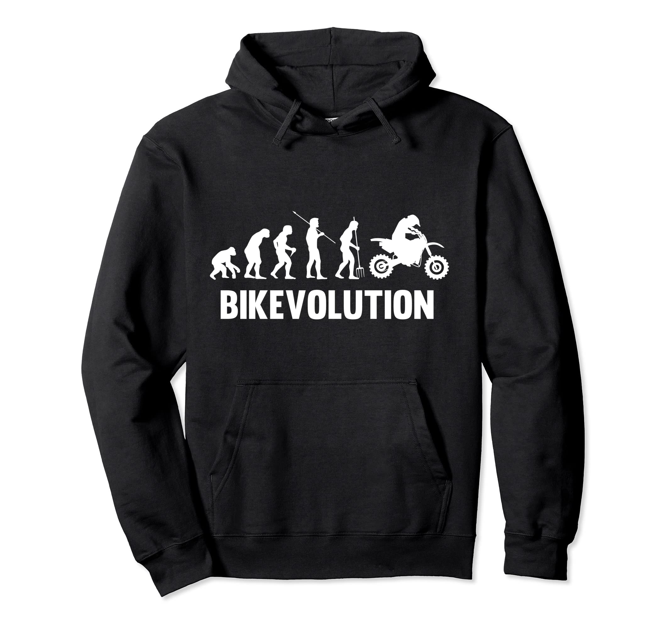 Motorcycle Evolution Motocross Biker Hoodie - Aesthetic Graphic Unisex - T-Shirt, Sweatshirt, Hoodie