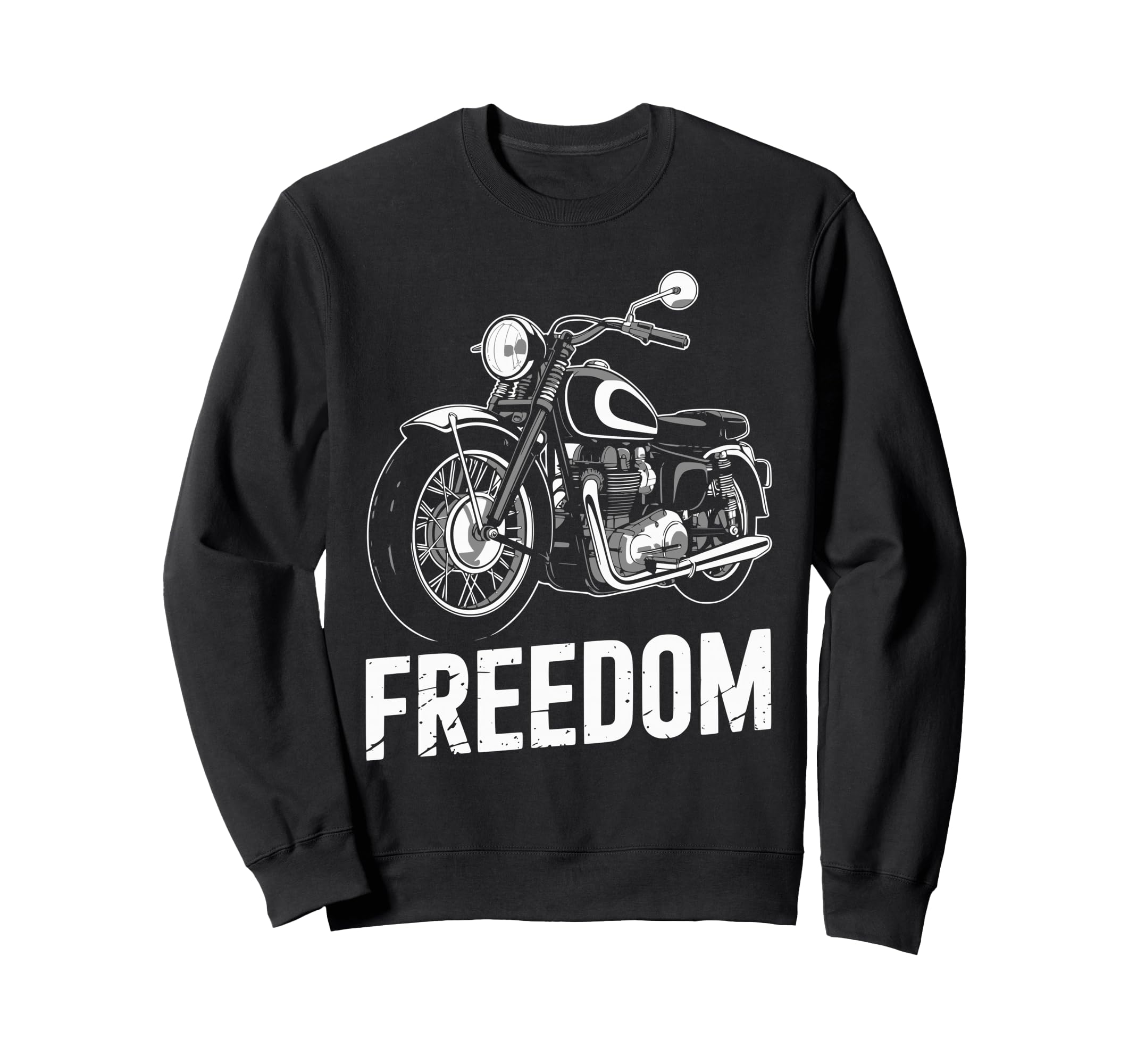 Motorcycle Motorbike Biker Sweatshirt - Streetwear Style Unisex - T-Shirt, Sweatshirt, Hoodie