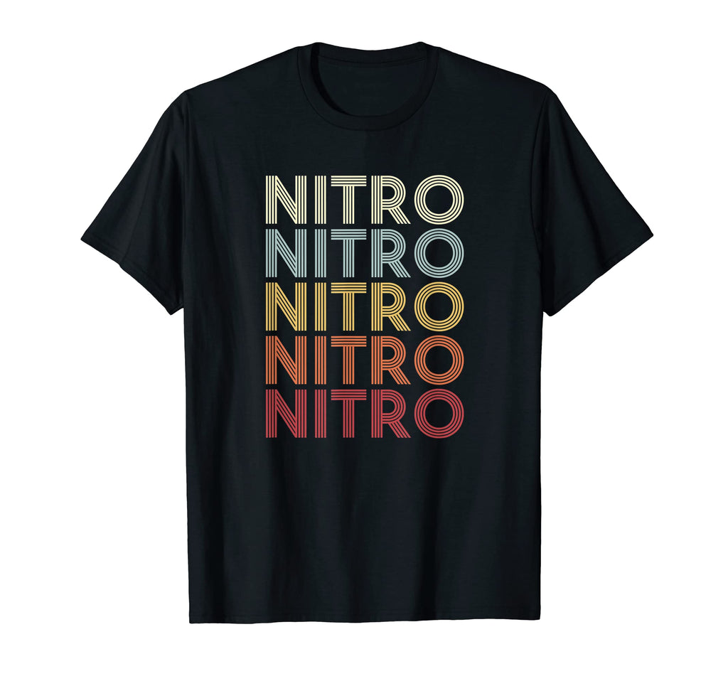 Nitro West Virginia Nitro Wv Text T-Shirt - Aesthetic Graphic Unisex - T-Shirt, Sweatshirt, Hoodie