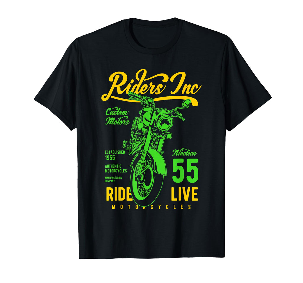 Riders Inc 1955 Motorcycle T-Shirt - Minimalist Print Men Women - T-Shirt, Sweatshirt, Hoodie