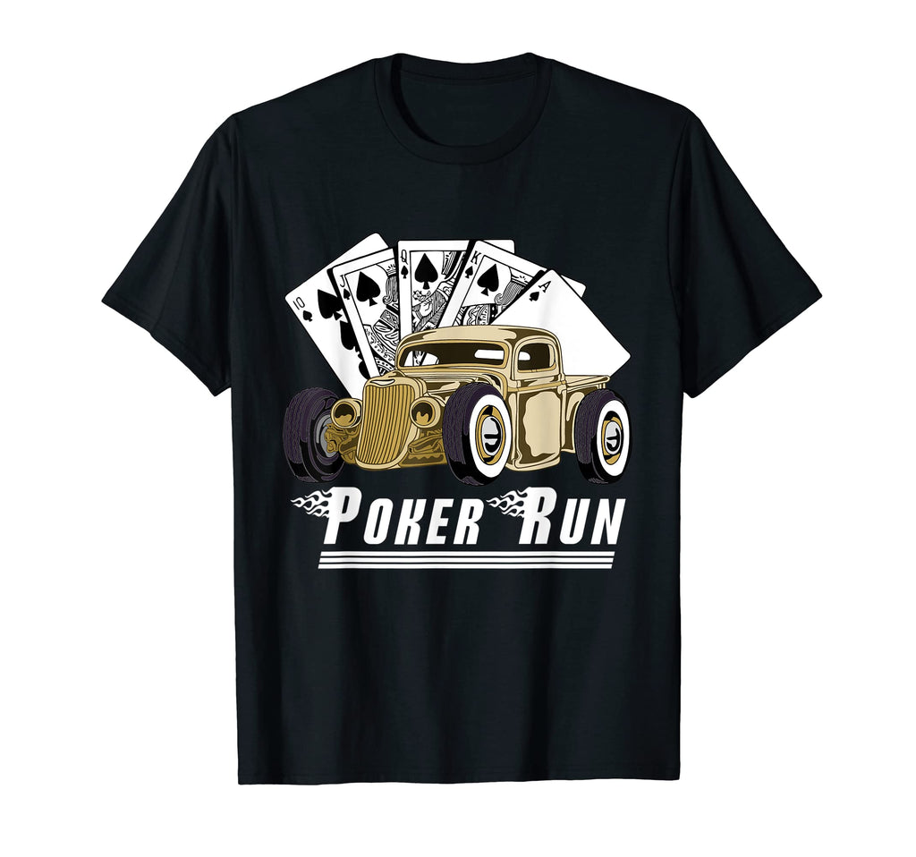 Rat Rod Poker Run Car Show Hot Rod T-Shirt - Minimalist Print Unisex - T-Shirt, Sweatshirt, Hoodie