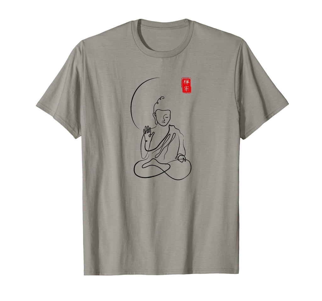 Minimalist Zen Buddhism Spiritual T-Shirt - Fun Novelty Design for Adults - T-Shirt, Sweatshirt, Hoodie