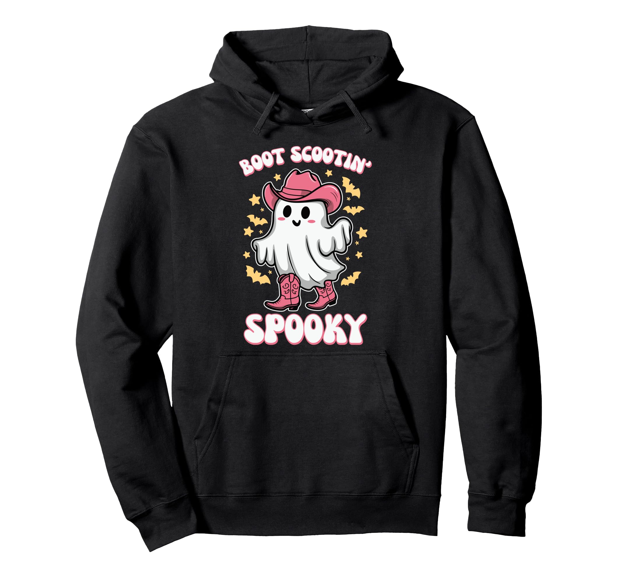 Boot Scootin Spooky Western Funny Hoodie - Custom Art Print Unisex - T-Shirt, Sweatshirt, Hoodie