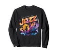 Jazz Watercolor Music Art 1920S Sweatshirt - Streetwear Style for Adults - T-Shirt, Sweatshirt, Hoodie