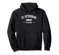St Petersburg Florida Est 1888 Athletic Hoodie - Streetwear Style Unisex - T-Shirt, Sweatshirt, Hoodie