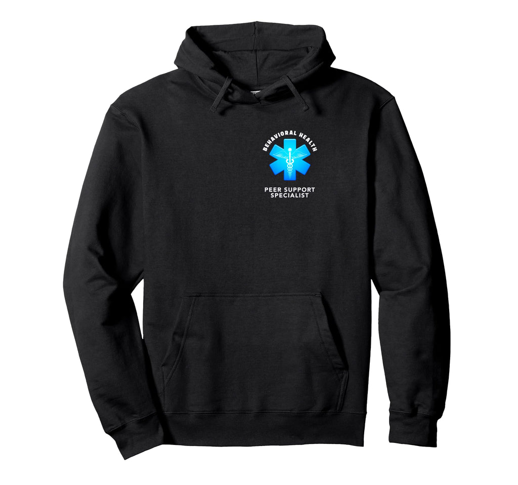 Behavioral Mental Health Peer Support Hoodie - Custom Art Print Men Women - T-Shirt, Sweatshirt, Hoodie