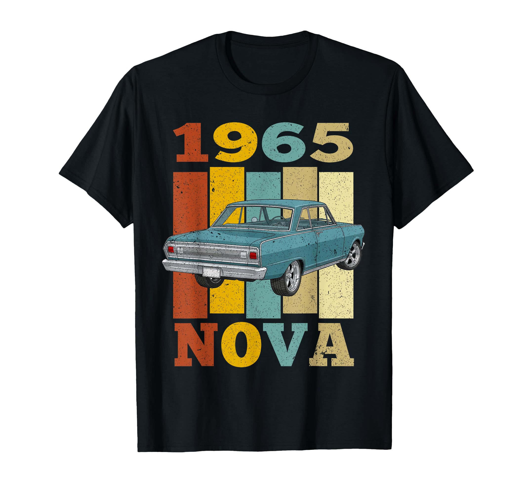 1965 65 Nova Silhouette Muscle Car T-Shirt - Streetwear Style Unisex - T-Shirt, Sweatshirt, Hoodie