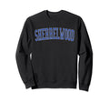 Sherrelwood Co Distressed Blue Sweatshirt - Aesthetic Graphic for Adults - T-Shirt, Sweatshirt, Hoodie