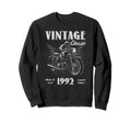 1992 Birthday Motorcycle Sweatshirt - Unique Graphic Unisex - T-Shirt, Sweatshirt, Hoodie