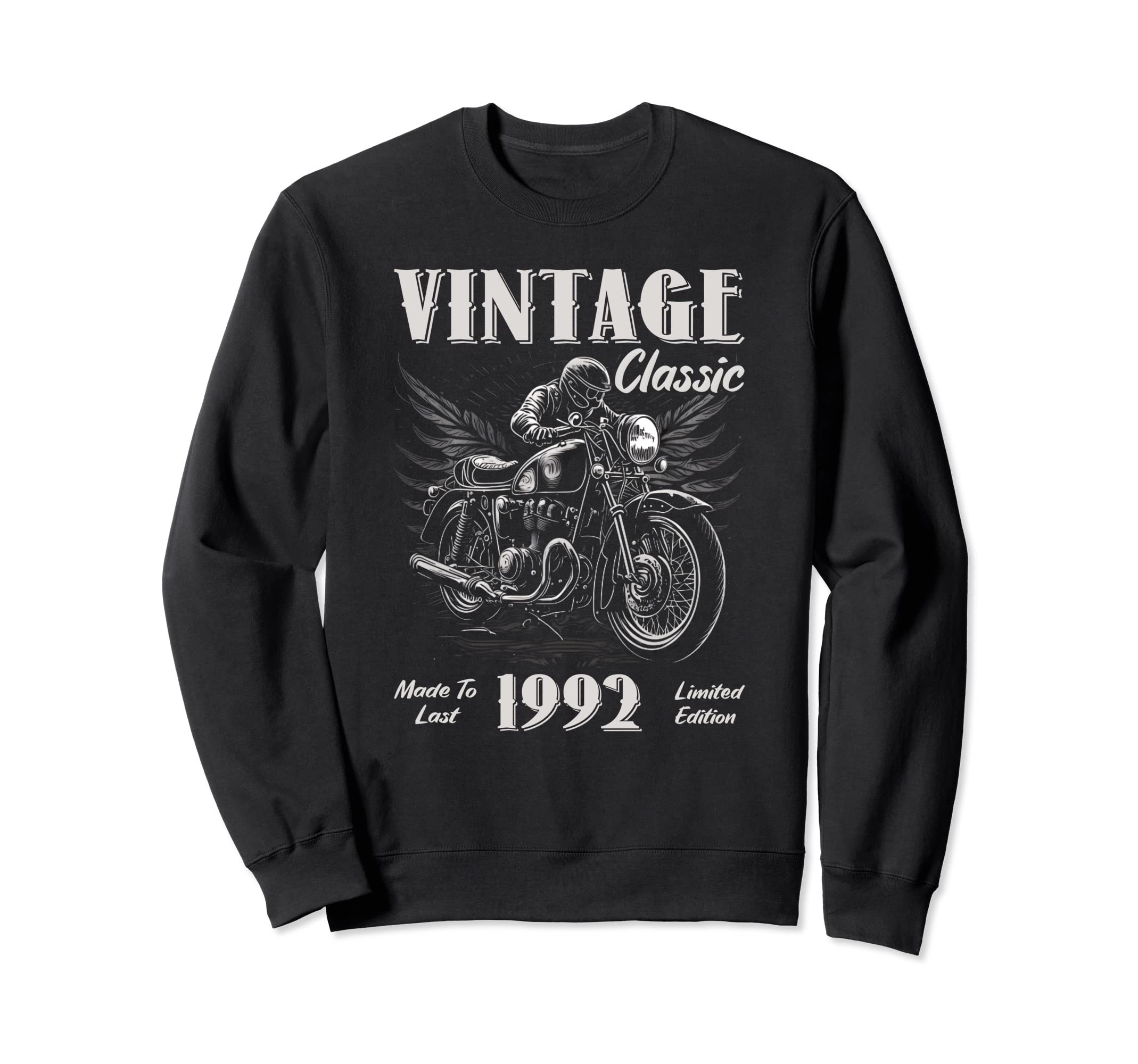 1992 Birthday Motorcycle Sweatshirt - Unique Graphic Unisex - T-Shirt, Sweatshirt, Hoodie