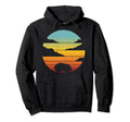 Wombat 60S 70S Sunset Mammal Hoodie - Casual Everyday Wear for Adults - T-Shirt, Sweatshirt, Hoodie