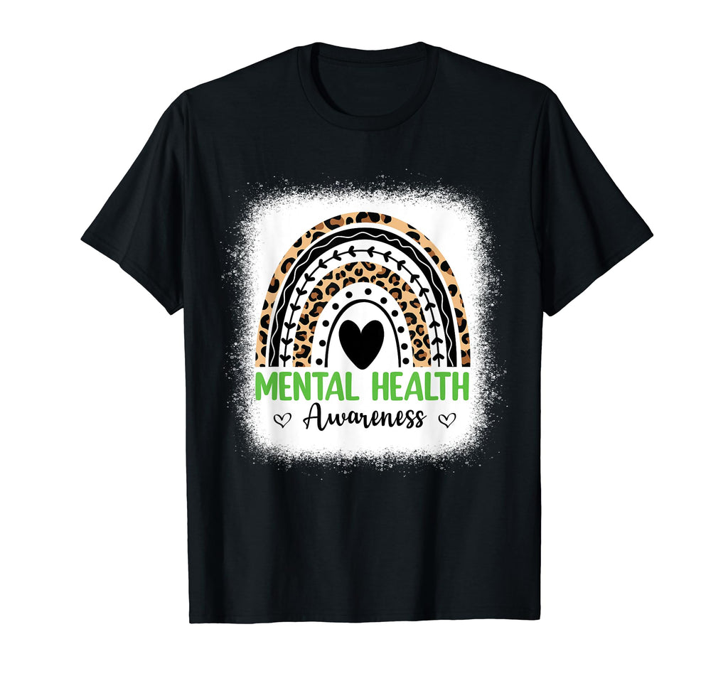 Rainbow May I Wear Green Mental Health T-Shirt - Minimalist Print Unisex - T-Shirt, Sweatshirt, Hoodie