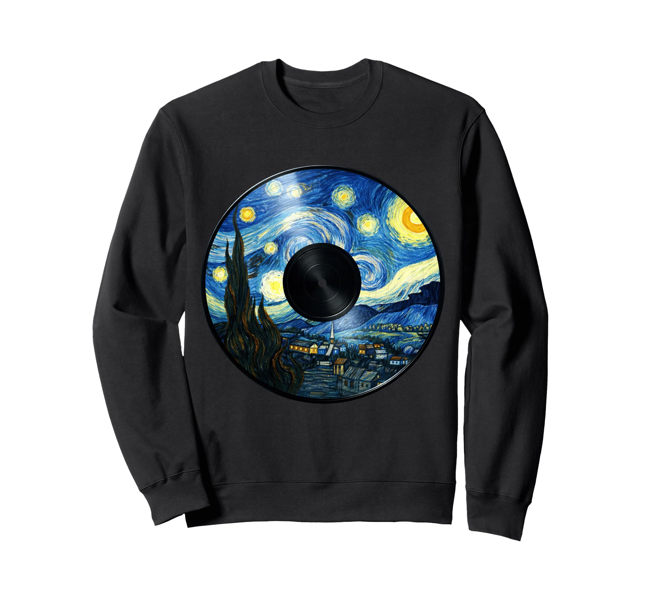 Vinyl Music Record Player Sweatshirt - Aesthetic Graphic Unisex - T-Shirt, Sweatshirt, Hoodie