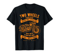 Two Wheels Forever Motorcycle T-Shirt - Graphic Print for Adults - T-Shirt, Sweatshirt, Hoodie