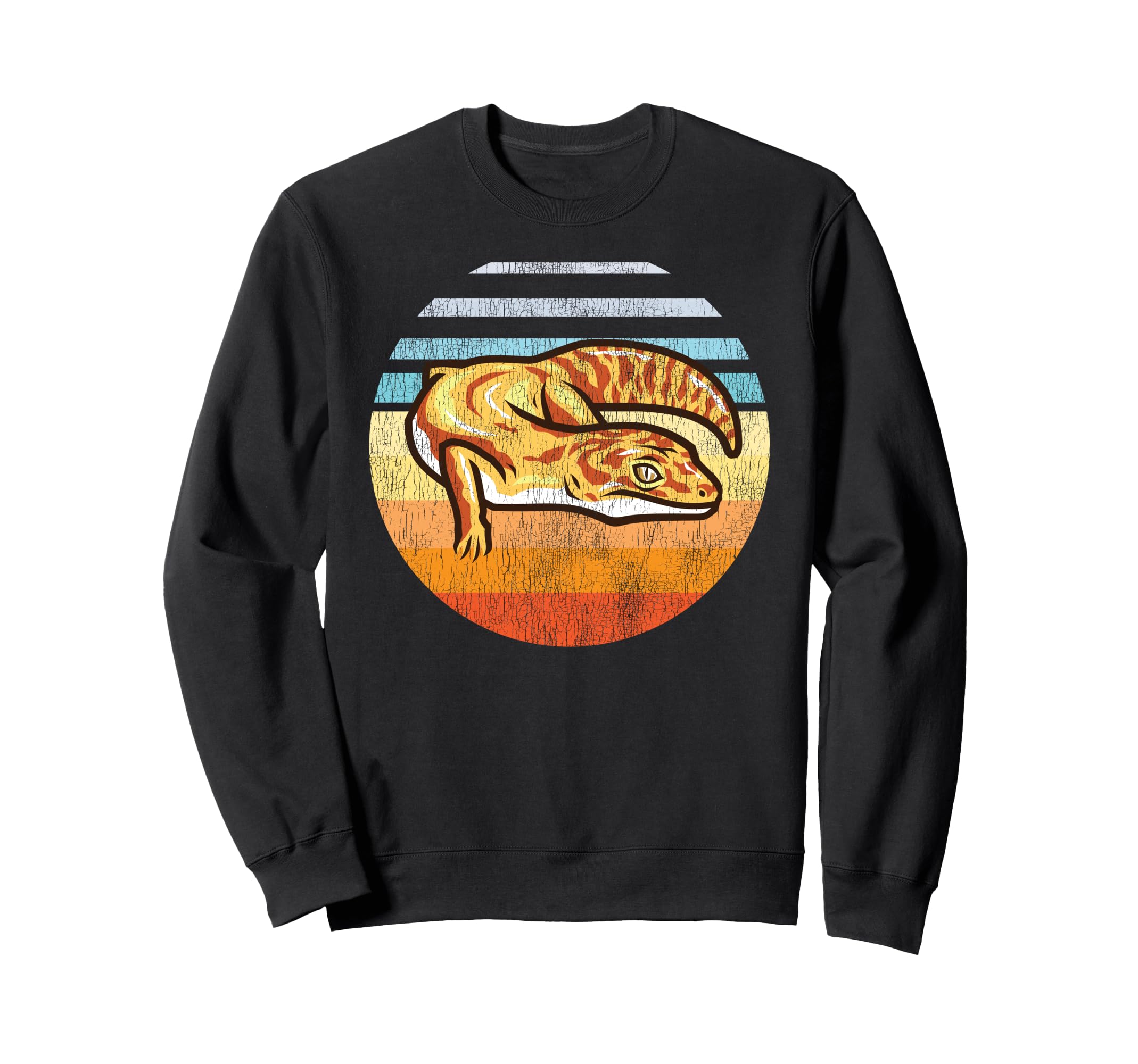 Leopard Gecko Sunset Sweatshirt - Streetwear Style Men Women - T-Shirt, Sweatshirt, Hoodie