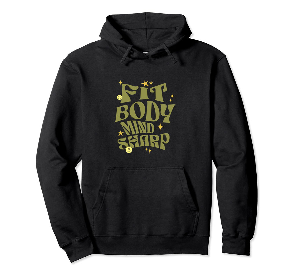 Mental Physical Wellness Positivity Hoodie - Aesthetic Graphic Unisex - T-Shirt, Sweatshirt, Hoodie