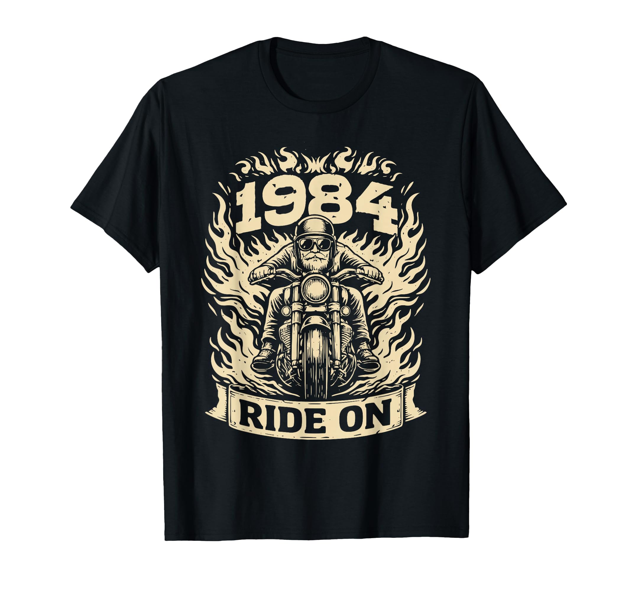 Biker 1984 Ride Birthday Motorcycle Rider T-Shirt - Streetwear Style Unisex - T-Shirt, Sweatshirt, Hoodie