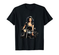 Pinup Biker Motorcycle Rider T-Shirt - Aesthetic Graphic for Adults - T-Shirt, Sweatshirt, Hoodie
