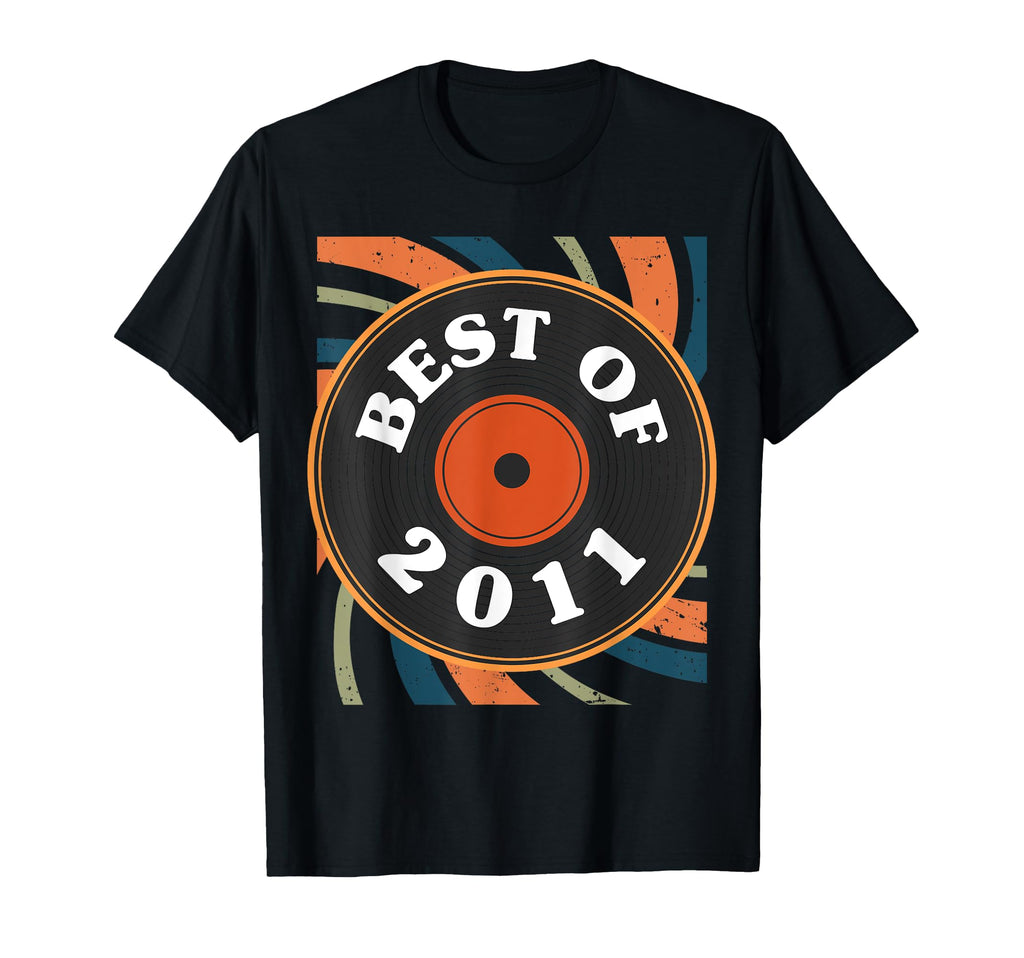 Best 2011 Vinyl Record 11 Birthday T-Shirt - Aesthetic Graphic Unisex - T-Shirt, Sweatshirt, Hoodie