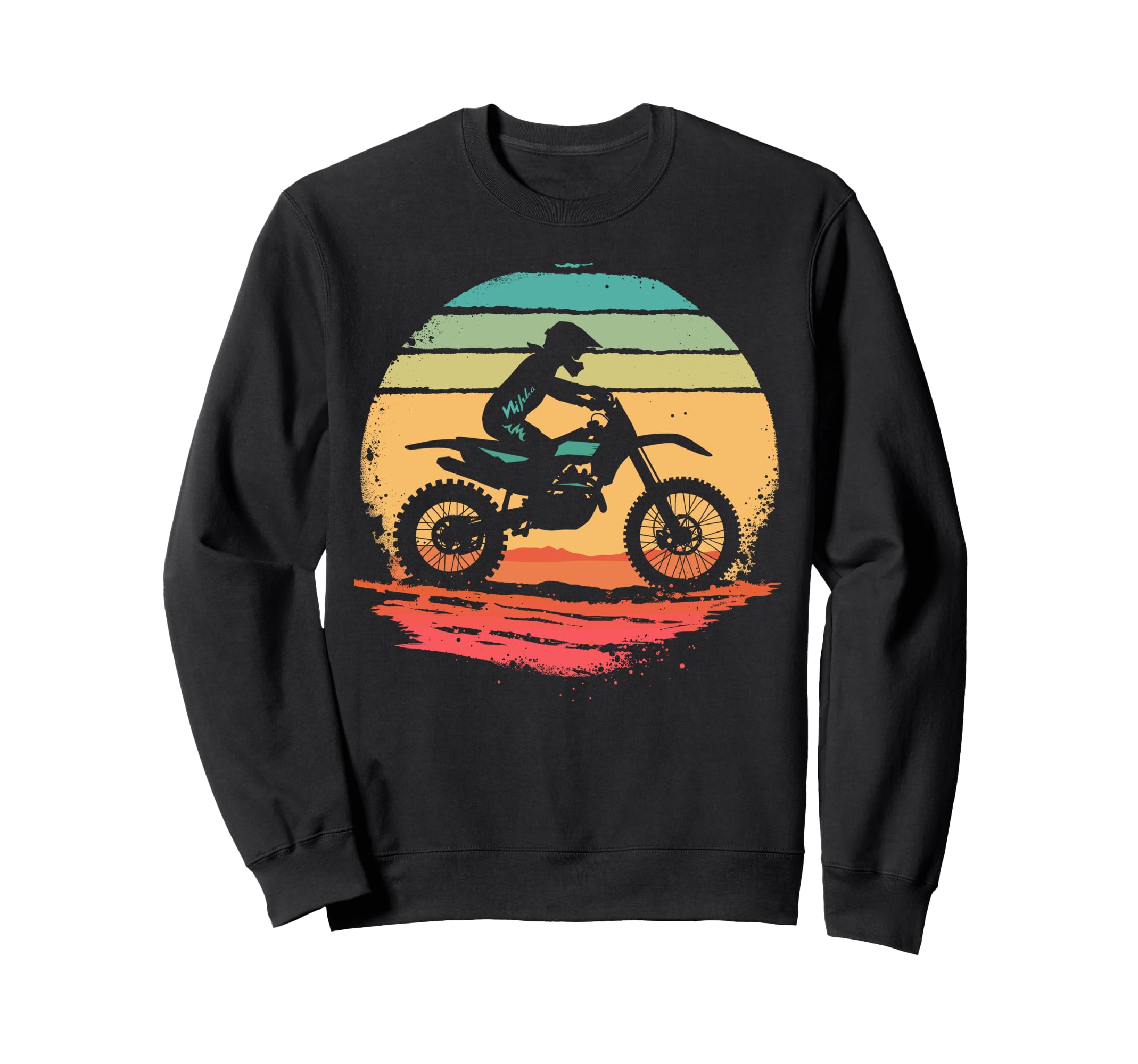 Bike Dirtbike Dirt Bike Rider Motocross Sweatshirt - Unique Graphic Unisex - T-Shirt, Sweatshirt, Hoodie