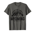 Wyoming Adventure Awaits Cowboy State T-Shirt - Unique Graphic for Adults - T-Shirt, Sweatshirt, Hoodie