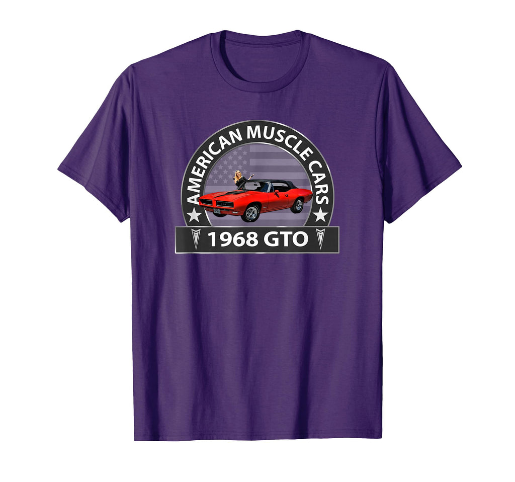 Muscle Cars 1968 Gto Cars Cars 1960S T-Shirt - Graphic Print for Adults - T-Shirt, Sweatshirt, Hoodie