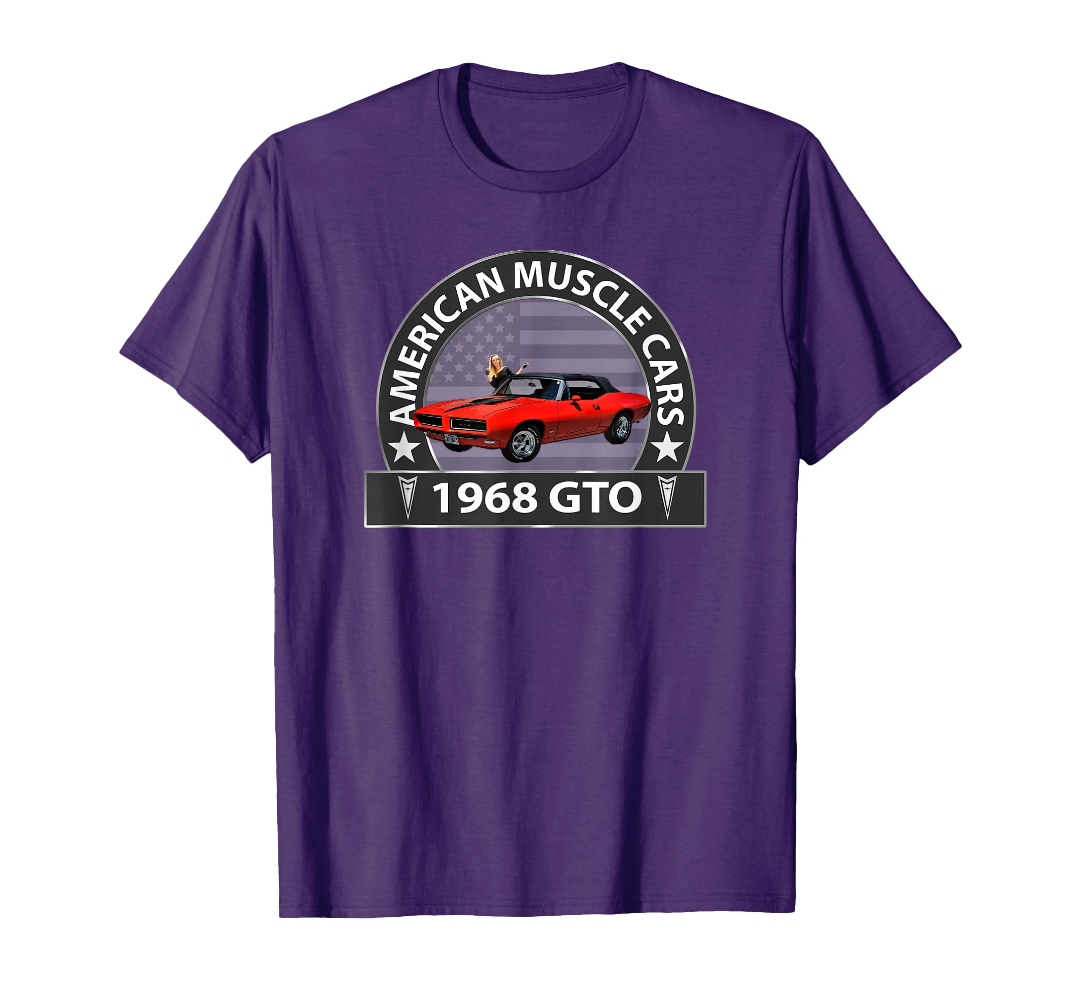 Muscle Cars 1968 Gto Cars Cars 1960S T-Shirt - Graphic Print for Adults - T-Shirt, Sweatshirt, Hoodie