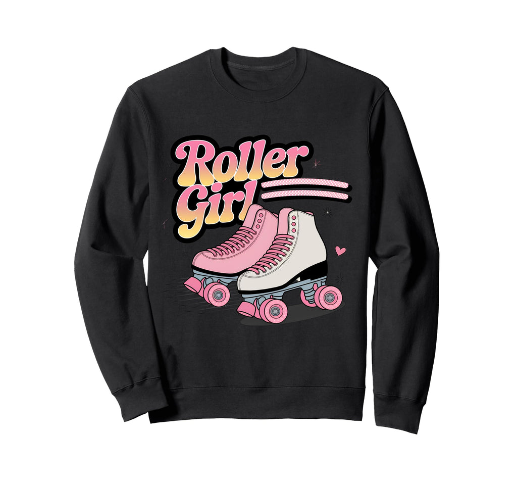 Roller Skater 70S 80S 90S Roller Sweatshirt - Aesthetic Graphic for Adults - T-Shirt, Sweatshirt, Hoodie